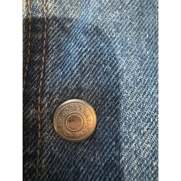 Mens BIG 12 Conference Denim Quilted Bomber Jacket PreOwned Size‎ XL |P1 - Picture 4 of 7